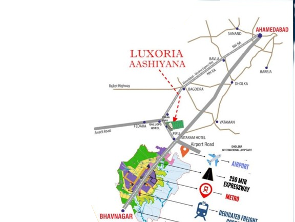 dholera location Map